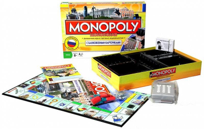 картинка Монополия с банковскими картами магазин Gamesdealer.ru являющийся официальным дистрибьютором в России  картинка Монополия с банковскими картами от магазина Gamesdealer.ru