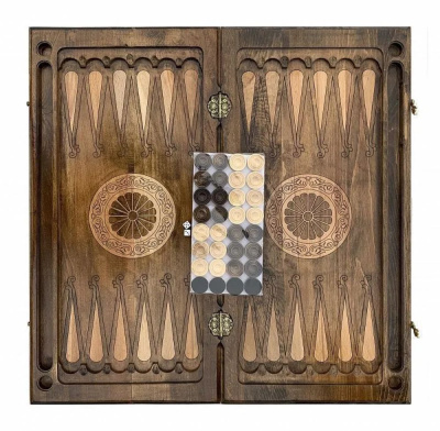 картинка Нарды резные "Лошадь", Mkhitaryan от магазина Gamesdealer.ru