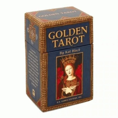 картинка Карты Таро "Golden Tarot by Kat Black" US Games / Золотое Таро от магазина Gamesdealer.ru