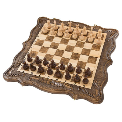 Шахматы + нарды резные 50, am452, Mirzoyan
