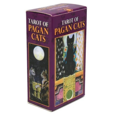 Карты Таро "Pagan Cats Tarot mini" Reprint / Мини Колода Языческих Кошек TAROMANIA