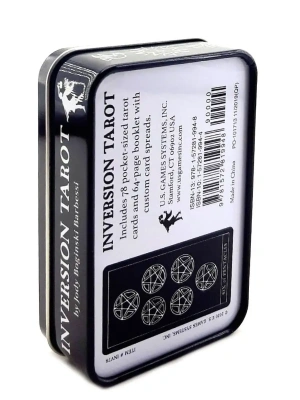 картинка Карты Таро "Inversion Tarot In a Tin" US Games / Перевернутое Таро в жестяной банке от магазина Gamesdealer.ru