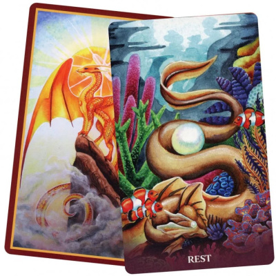 картинка Карты Таро "Universal Dragon Oracle" Blue Angel / Оракул Вселенского Дракона от магазина Gamesdealer.ru