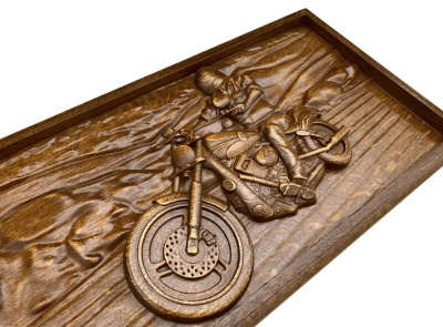 картинка Нарды резные "Мотоцикл", Mkhitaryan от магазина Gamesdealer.ru