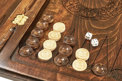 картинка Нарды резные "Орнамент-2" 50, Ustyan от магазина Gamesdealer.ru