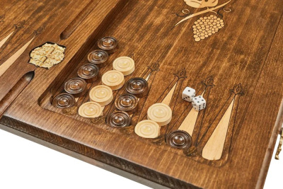 картинка Шахматы + нарды резные "Наира" 50, Mkhitaryan от магазина Gamesdealer.ru