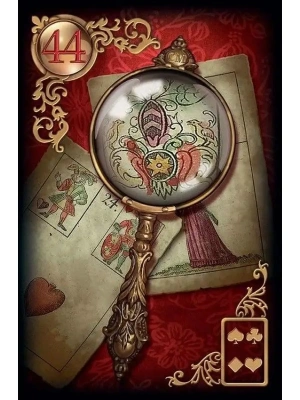 картинка Карты Таро "Gilded Reverie Lenormand Expanded" Reprint / Золотые Мечты Ленорман TAROMANIA от магазина Gamesdealer.ru