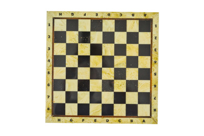 Шахматная доска из янтаря малая без рамки 25*25