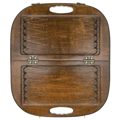 картинка Шахматы + нарды резные "Овальные" 40, Haleyan от магазина Gamesdealer.ru