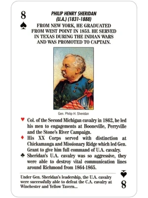 картинка Карты "Famous Generals of the Civil War Card Game" от магазина Gamesdealer.ru