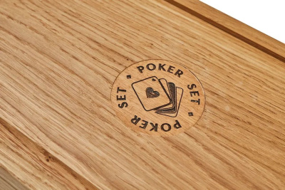 картинка Набор для покера Valentino Poker Room Ceramic на 300 фишек в дубовом кейсе, Partida от магазина Gamesdealer.ru