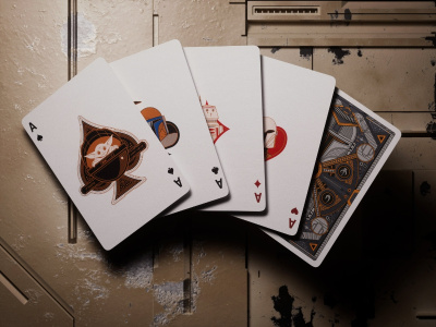 картинка Карты "Theory11 Mandalorian V2 Stars Wars playing cards" от магазина Gamesdealer.ru