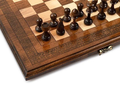 картинка Шахматы + Нарды резные 40, Haleyan от магазина Gamesdealer.ru