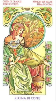 картинка Карты Таро "Castelli Tarot Art Nouveau Grand Trumps" Lo Scarabeo / Таро Кастелли в стиле модерн Боль от магазина Gamesdealer.ru