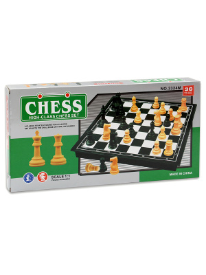 картинка Шахматы магнитные пластиковые (поле 18 см) от магазина Gamesdealer.ru