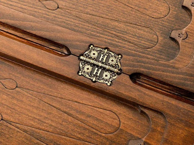 картинка Нарды резные "Армянский узор 5" с ручкой 60, Haleyan от магазина Gamesdealer.ru