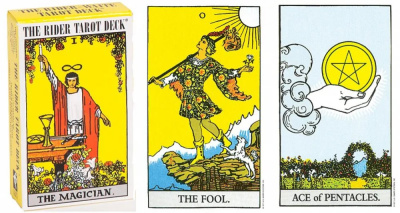 картинка Карты Таро "Rider-Waite Tarot Deck-Pocket Edition" US Games / Карманное издание Райдер-Уэйта от магазина Gamesdealer.ru