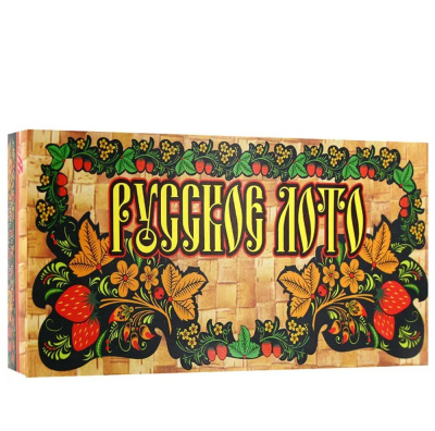 картинка Русское Лото "Роспись" в картонном боксе от магазина Gamesdealer.ru