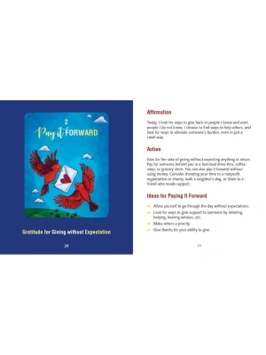 картинка Карты таро "Thank Forward" RED Feather / Колода Благодарности от магазина Gamesdealer.ru