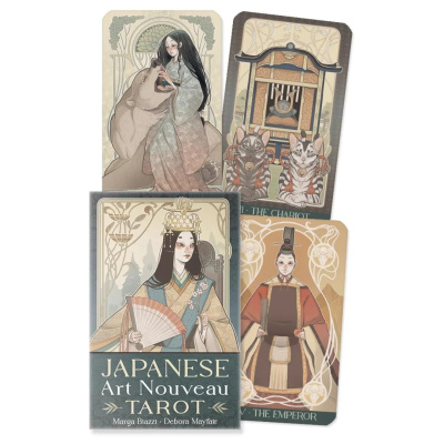 картинка Карты Таро "Japanese art Nouveau Tarot (Premium)" Lo Scarabeo / Японское таро в стиле ар-нуво (Преми от магазина Gamesdealer.ru