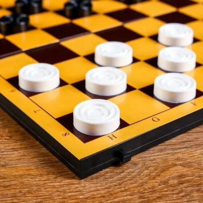 картинка Шашки "Владимирские" (Россия, пластик, 30х15х3 см) от магазина Gamesdealer.ru