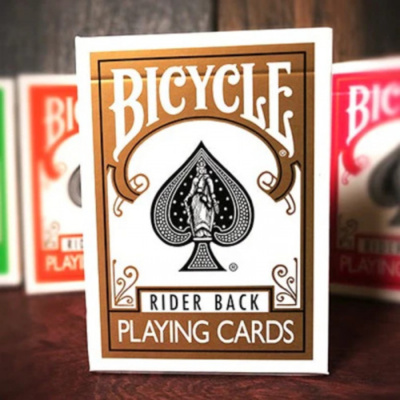 картинка Карты "Bicycle Rider Back Standard index Brown" от магазина Gamesdealer.ru