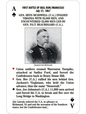 картинка Карты "Famous Battles of the CIivil War Card Game" от магазина Gamesdealer.ru
