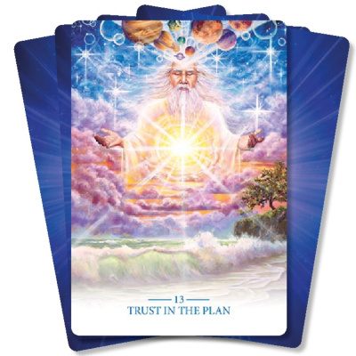 картинка Карты Таро "Lightworker Oracle cards" Blue Angel / Карты Оракула Работника Света от магазина Gamesdealer.ru