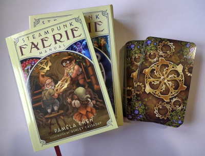 картинка Карты Таро "Steampunk Faerie Tarot Cards" Llewellyn / Таро Фейри в стиле Стимпанк от магазина Gamesdealer.ru
