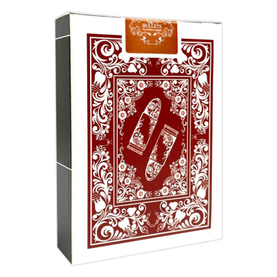 картинка Карты "Bullets" 100% пластик, красная рубашка магазин Gamesdealer.ru являющийся официальным дистрибьютором в России  картинка Карты "Bullets" 100% пластик, красная рубашка от магазина Gamesdealer.ru