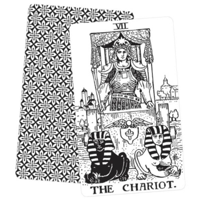 картинка Карты Таро "Black & White Rider-Waite® Tarot Deck" US Games / Колода Таро «Черный и Белый Райдер- от магазина Gamesdealer.ru