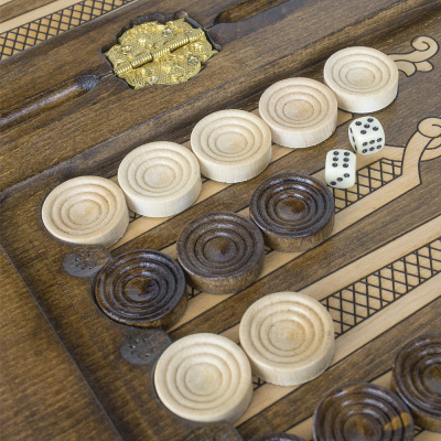 картинка Нарды резные "Армянский узор 4" 60, Mkhitaryan от магазина Gamesdealer.ru