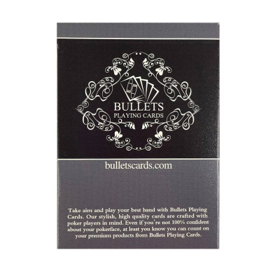 картинка Карты "Bullets" 100% пластик, синяя рубашка от магазина Gamesdealer.ru