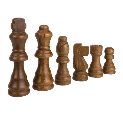 картинка Шахматные фигуры деревянные с подложкой Partida 7,6 см от магазина Gamesdealer.ru