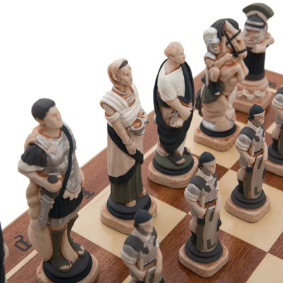 картинка Шахматы "Спартак" 58 см маркетри, Madon (деревянные, Польша) от магазина Gamesdealer.ru