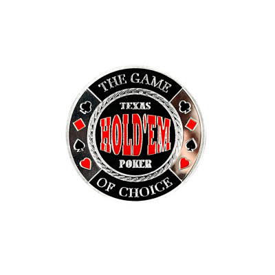 картинка Карт-протектор Card Guard "TEXAS HOLD'EM POKER (SILVER)" от магазина Gamesdealer.ru