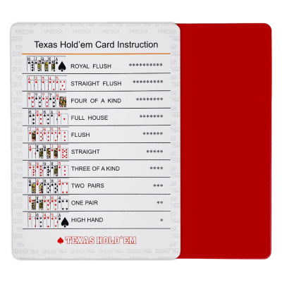 картинка Карты для покера "Texas Holdem" 100% пластик, синяя рубашка от магазина Gamesdealer.ru