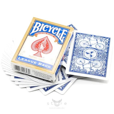 картинка Карты "Bicycle Standard League Back red/blue" от магазина Gamesdealer.ru