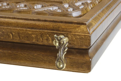 картинка Шахматы + нарды резные "Армянский Орнамент 2" 40, Haleyan от магазина Gamesdealer.ru