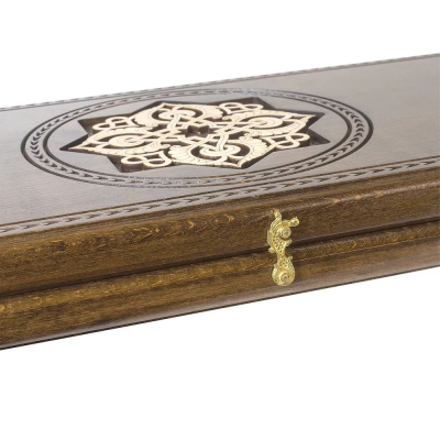 картинка Нарды резные "Золотой Узор 2" 50, Mirzoyan от магазина Gamesdealer.ru