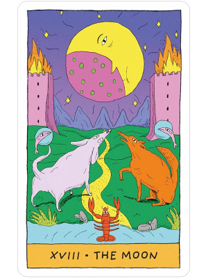 картинка Карты Таро "Whimsical Witch Tarot in a Tin" US Games / Причудливое колдовское Таро в жестяной банке от магазина Gamesdealer.ru