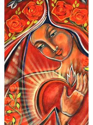 картинка Карты Таро "Mother Mary Oracle - Pocket Edition" Blue Angel / Оракул Матери Марии - Карманное издани от магазина Gamesdealer.ru