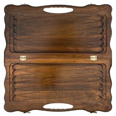 картинка Нарды резные "Корабль" с ручкой 50, Haleyan от магазина Gamesdealer.ru