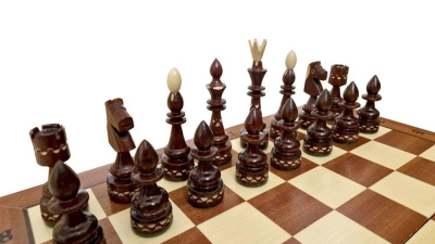 картинка u119FШахматы "Индия-3" 50 см маркетри, Madon (деревянные, Польша) от магазина Gamesdealer.ru