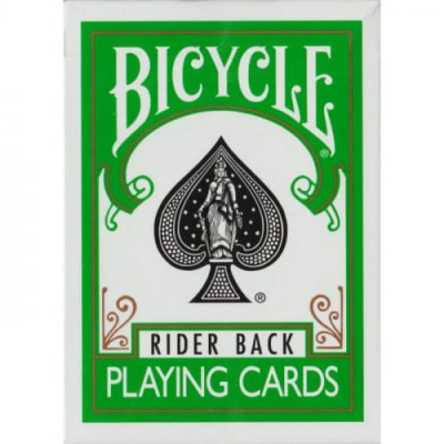 Карты "Bicycle rider back standart poker plaing cards Green back"