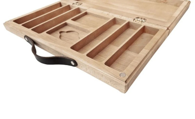 картинка Кейс из бука на 300 фишек для покера, Partida от магазина Gamesdealer.ru