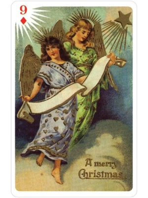 картинка Карты "Old Time Christmas Angels Playing Card Deck" от магазина Gamesdealer.ru