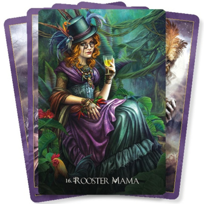 картинка Карты Таро "Divine Circus Oracle cards (2 edition)" Blue Angel / Карты оракула Божественного цирка ( от магазина Gamesdealer.ru