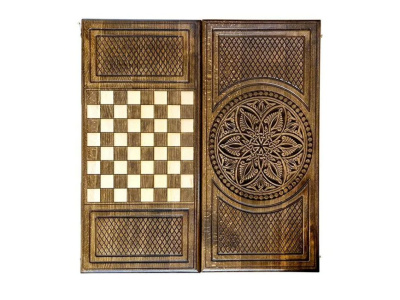 картинка Нарды резные "Армянский узор" 60, Ustyan от магазина Gamesdealer.ru