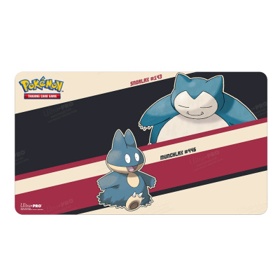 Ultra PRO Pokémon Snorlax and Munchlax Standard Gaming Playmat Mousepad for Pokémon